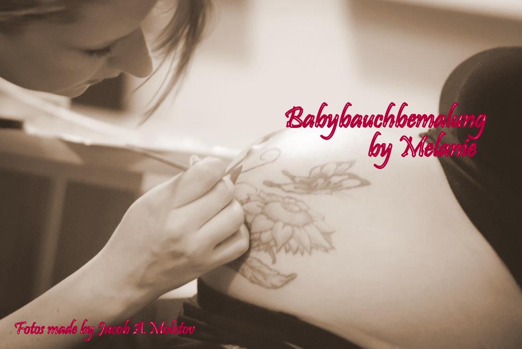 Babybauch-Bemalung